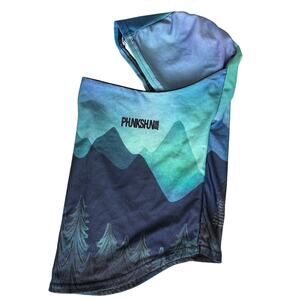 Phunkshun Wear Balaclava Colorado Mountain Forest Print Face Mask Adult One Size